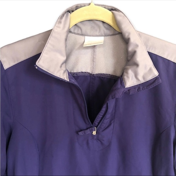 Nike Golf Y2K Women's X-Small 1/4 Zip Jacket Windbreaker Pullover Purple 416435 - Picture 5 of 12